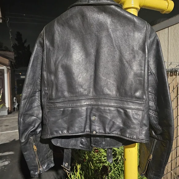 Original Buco leather biker jacket circa 1950's!